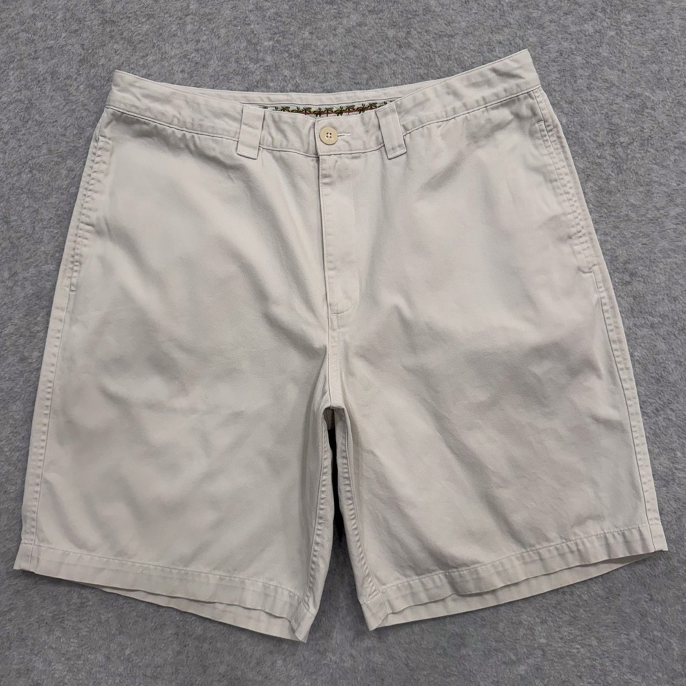 Vintage 2004 Patagonia Pataloha Shorts Mens 34 Ivory Chino Organic Cotton Rare